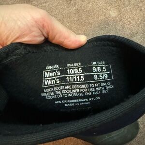 Muck Boot Company- Men’s 9.5/10 or Women’s 11/11.5